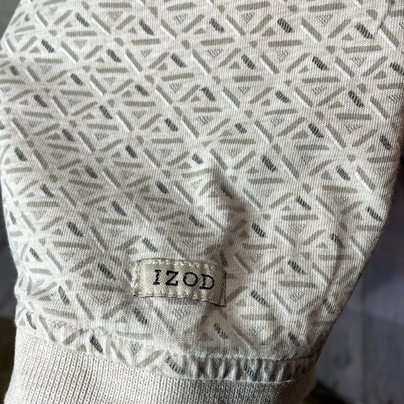 Izod Polo Golf Shirt Patterned Size XL Cotton - Picture 5 of 7